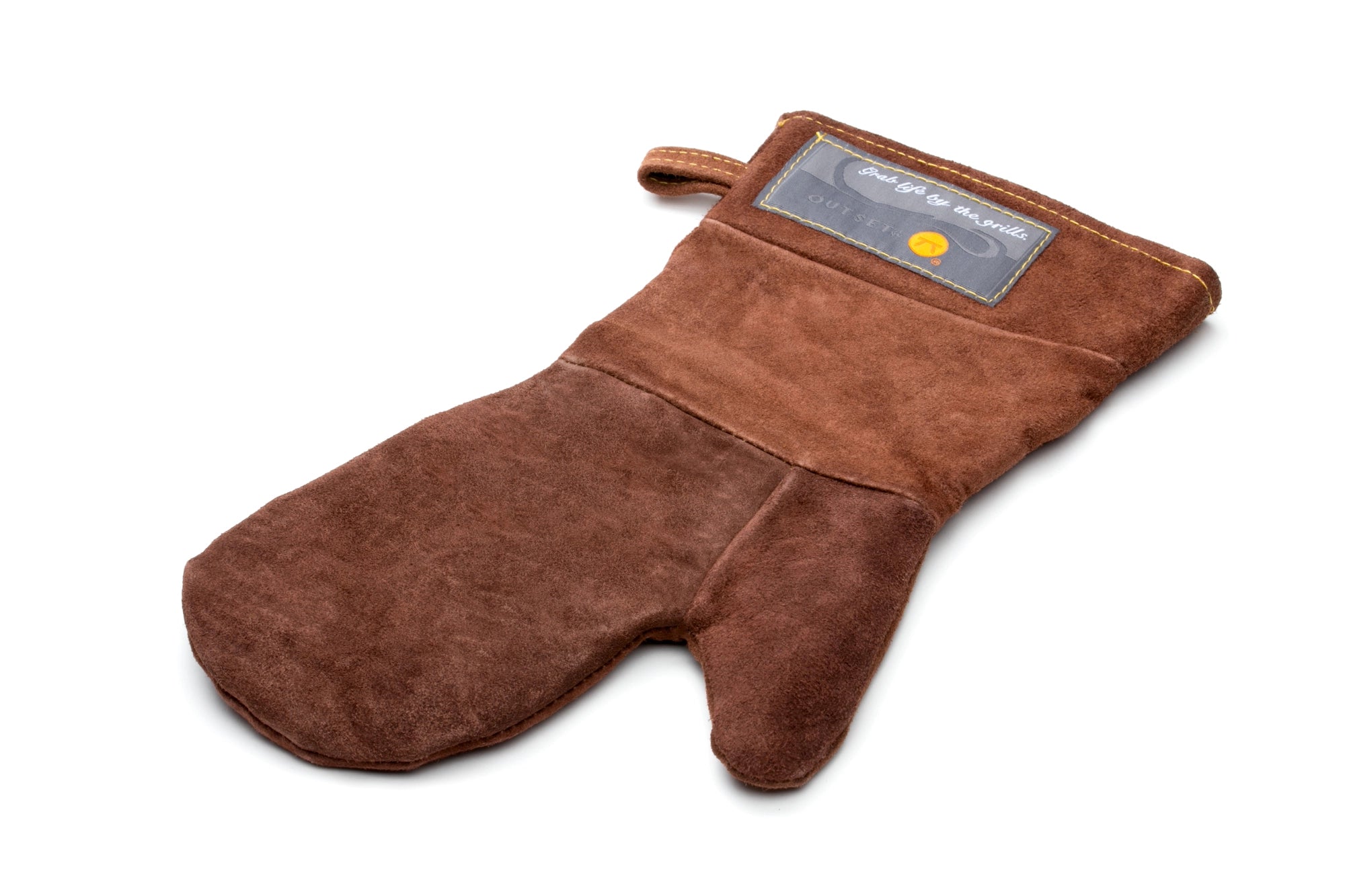 Moufle de Protection en Cuir Marron - Résistante à la Chaleur