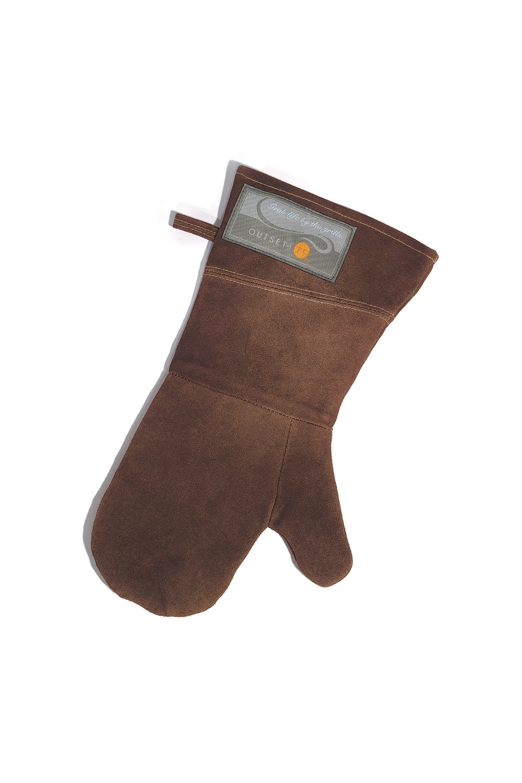 Moufle de Protection en Cuir Marron - Résistante à la Chaleur